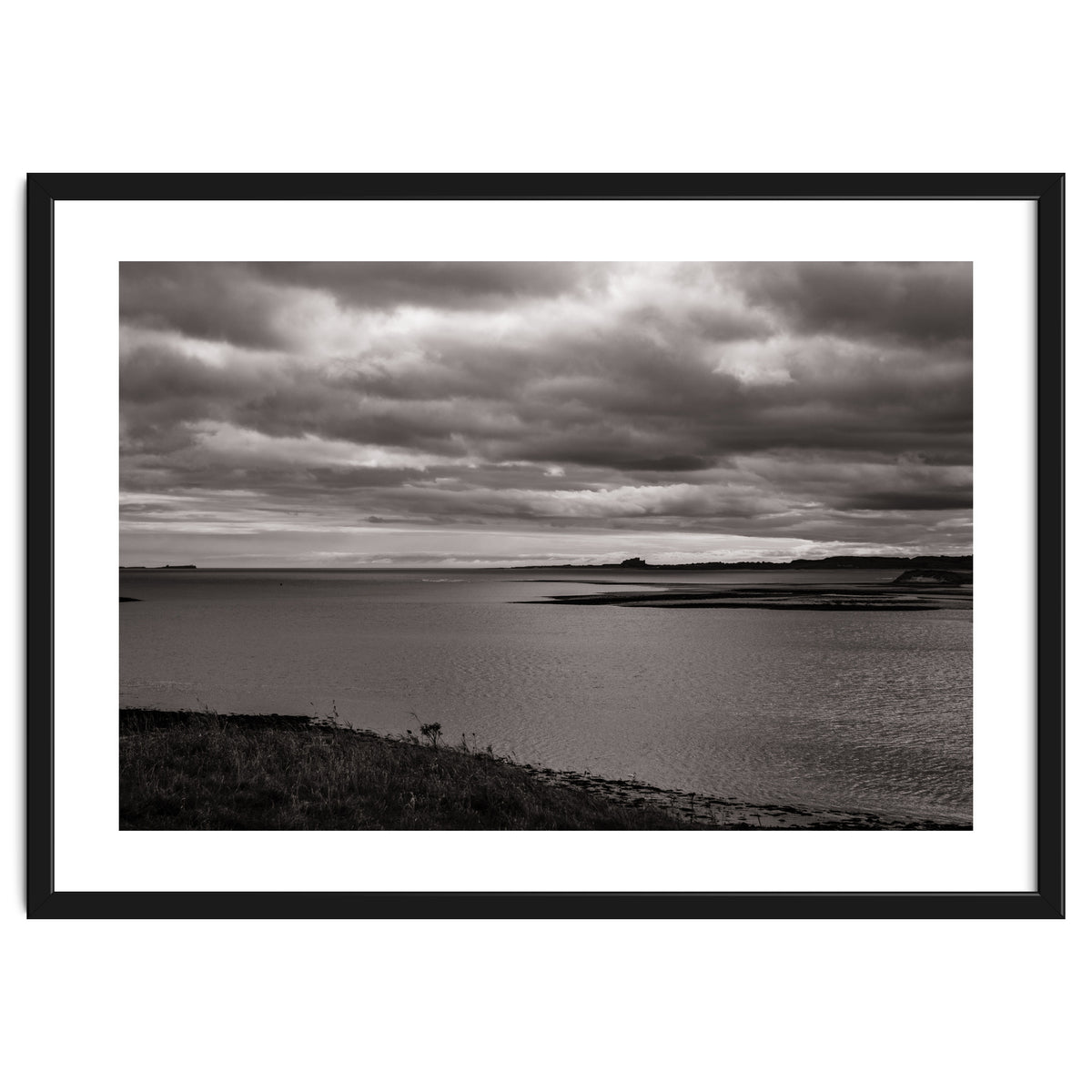 Bamburgh Castle from Holy Island