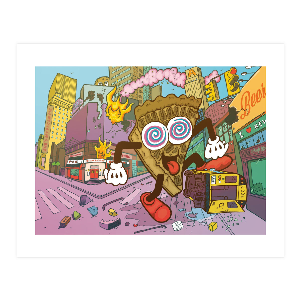 Pecan Psychosis - 12.3% ABV Bourbon Barrel Aged Pecan Maple Stout - Amundsen Brewery (Print Only)