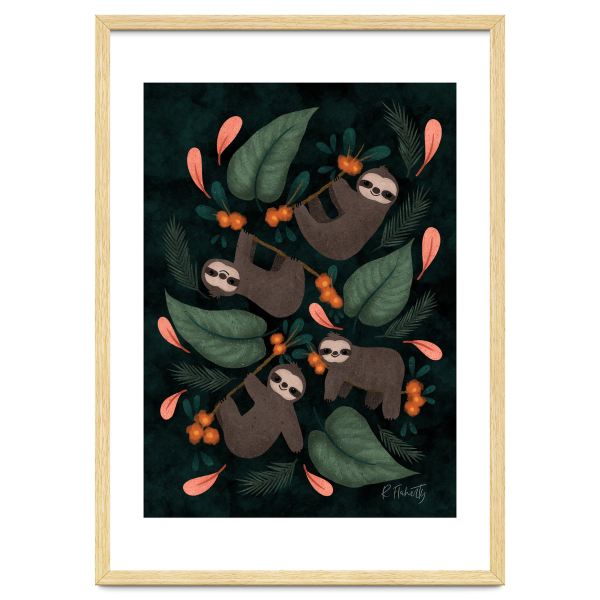 Floral Sloths