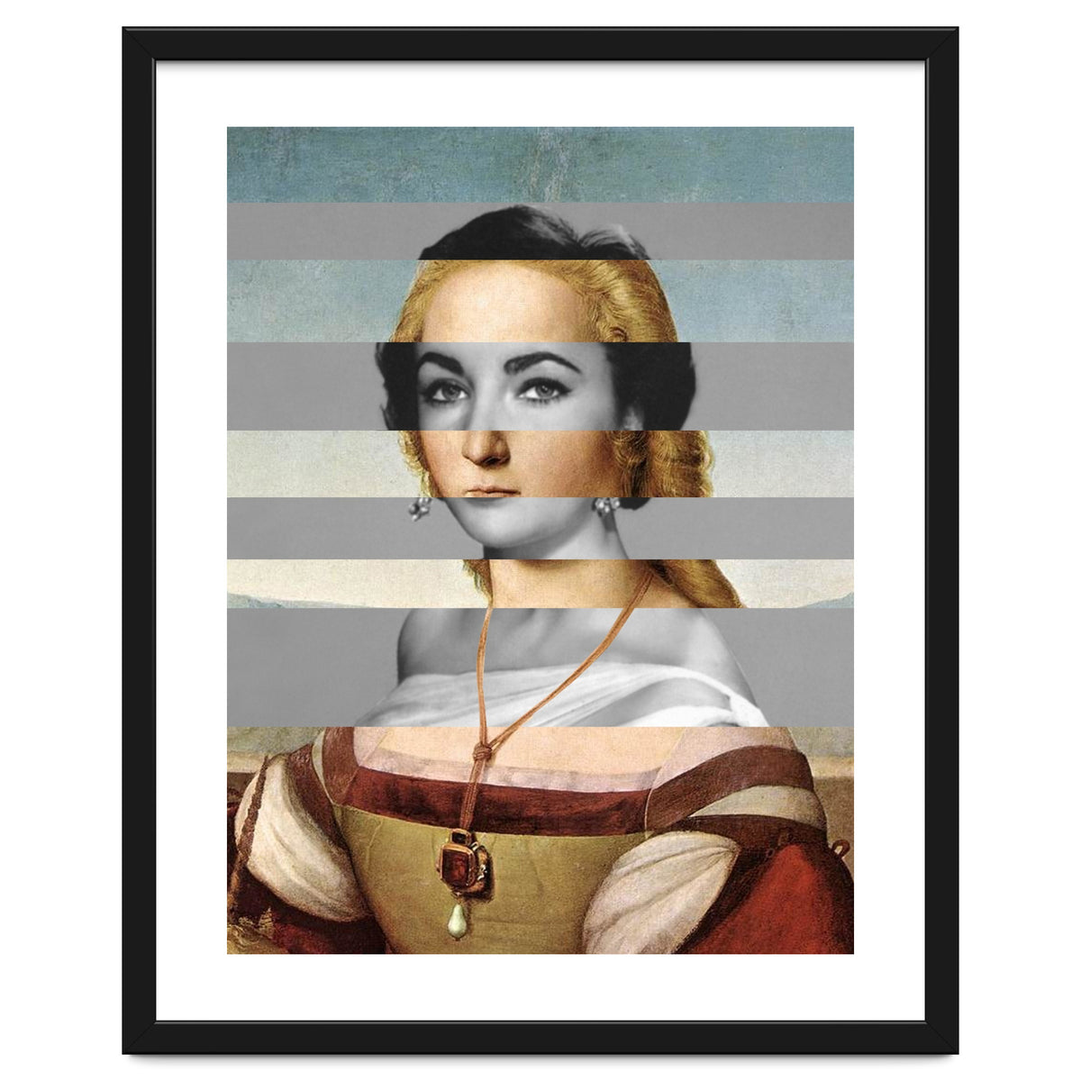 Rafael Portrait of Young Woman with Unicorn & Liz Taylor