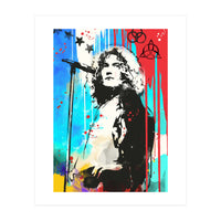 Robert Plant pop art poster (Print Only)