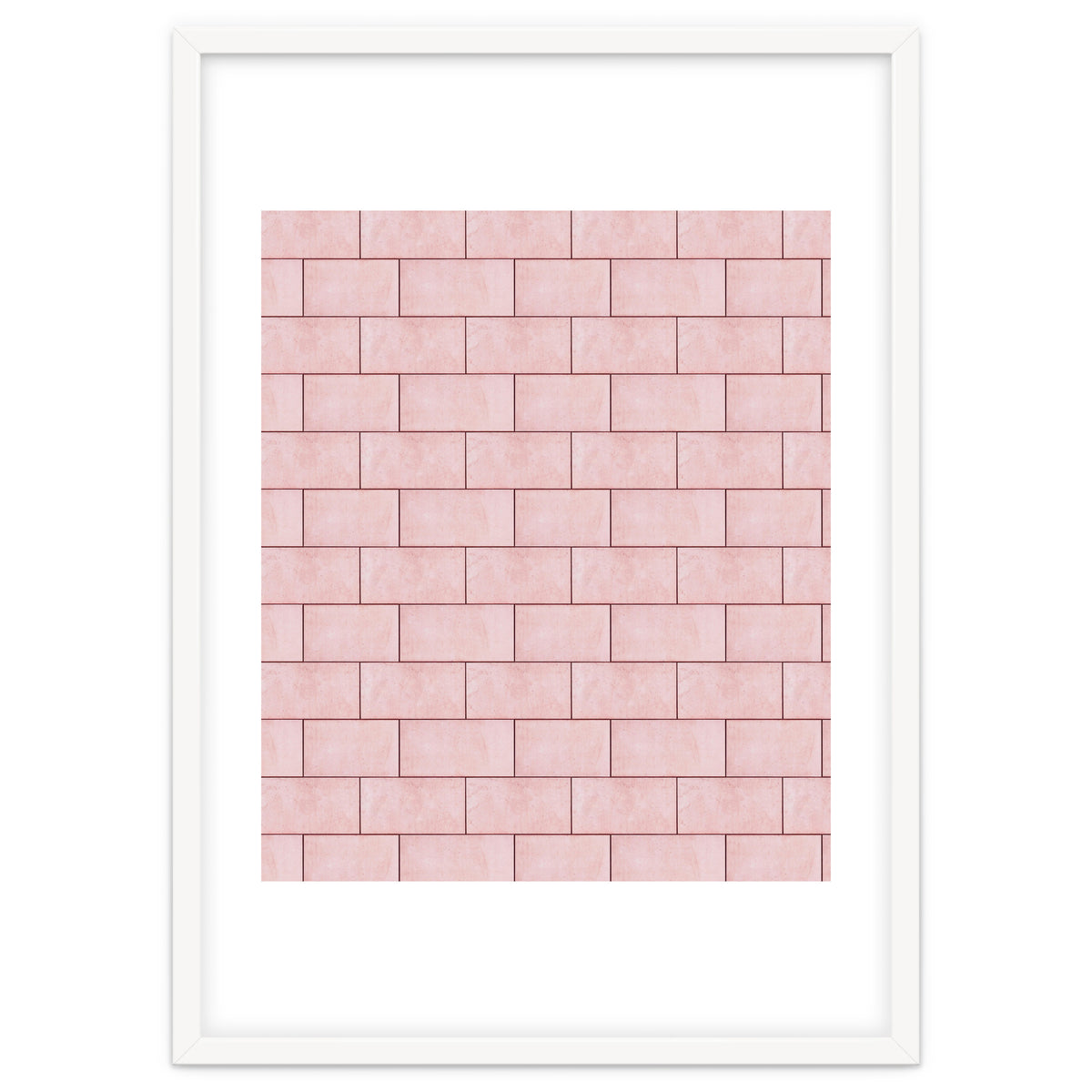 Blush Brick Imperfection