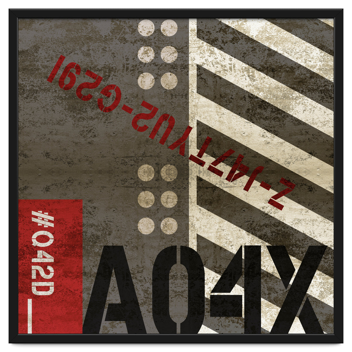 Abstract Industrial Grey Stripes