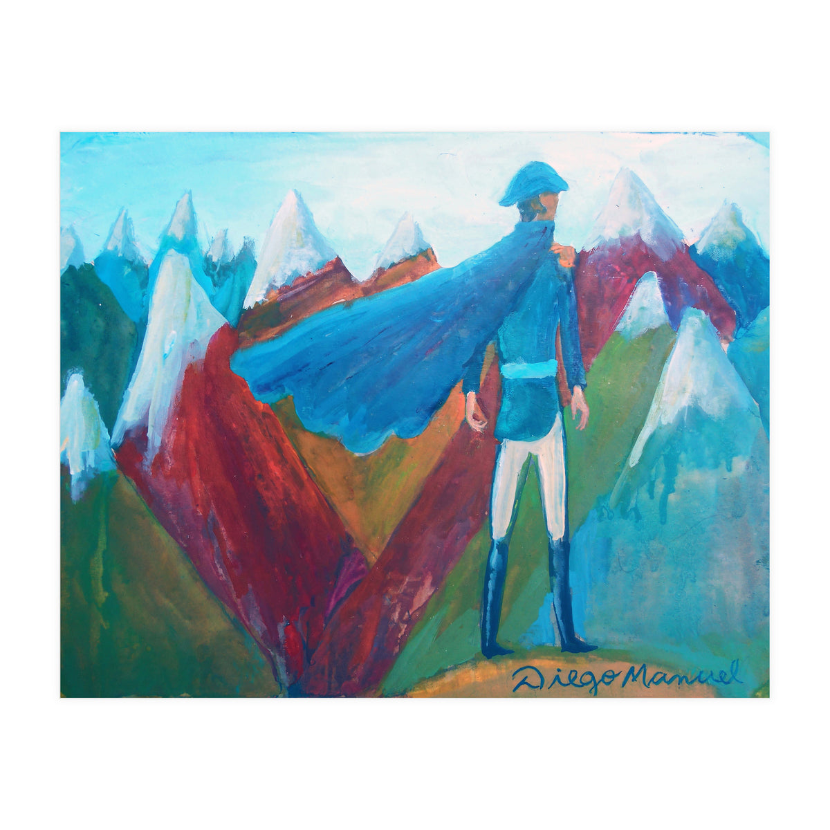 San Martin Cruzando Los Andes 5 (Print Only)