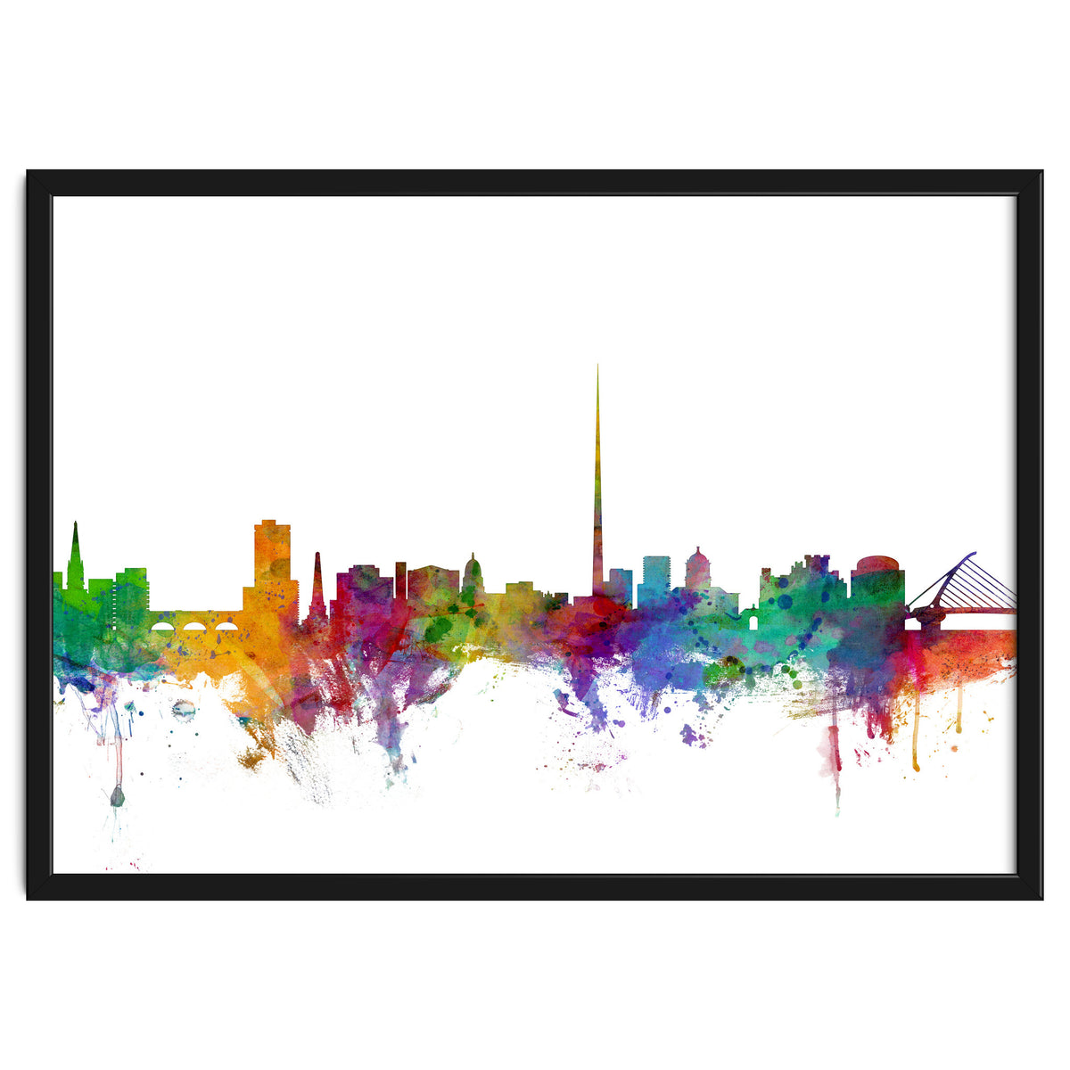 Dublin Ireland Skyline