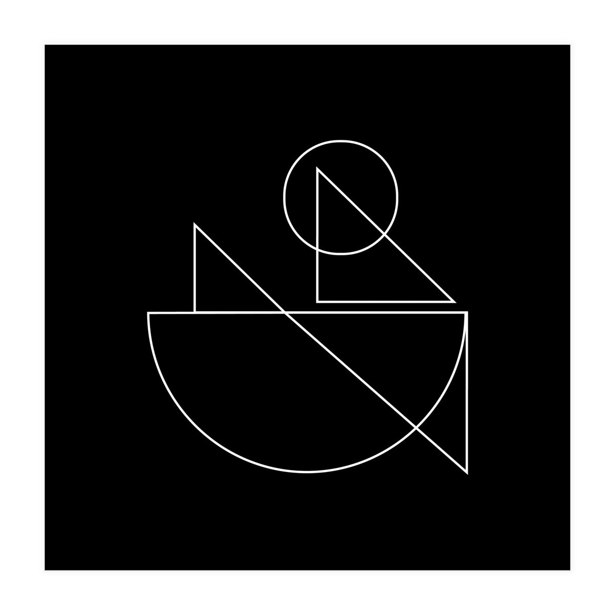 Fisherman | abstract minimal (Print Only)