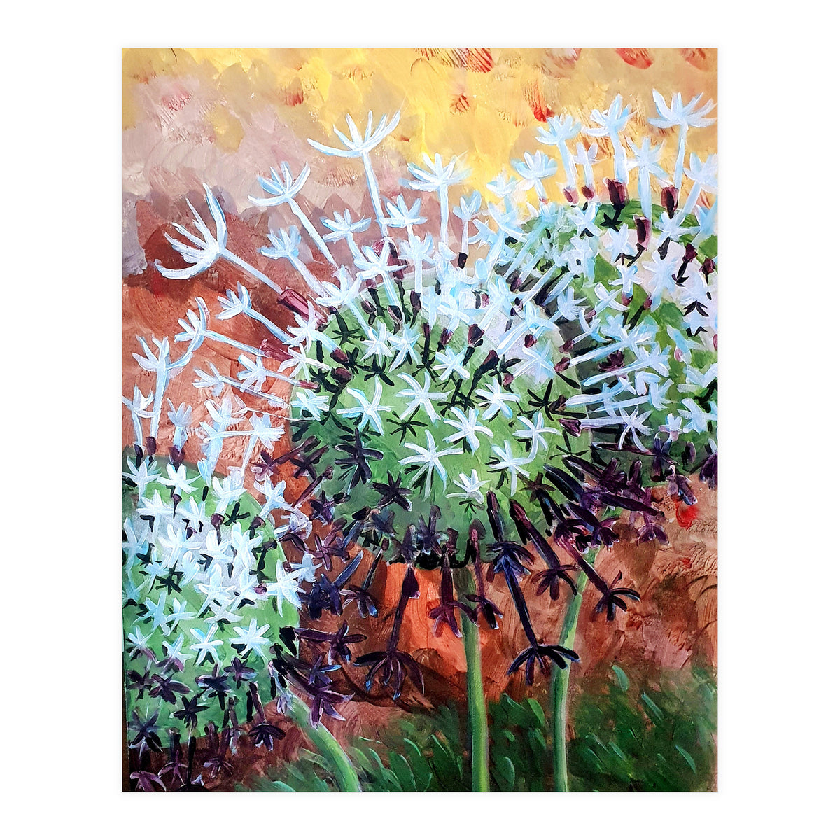 Three Dandelions (Print Only)