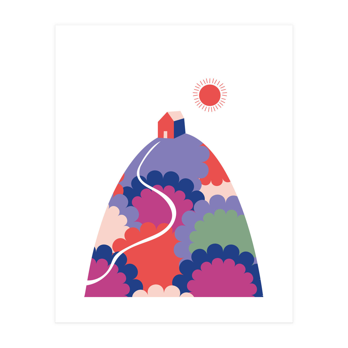 Dream House 1 Rgb  White (Print Only)