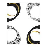 Black & White Abstract No. 7 | gold (Print Only) thumbnail