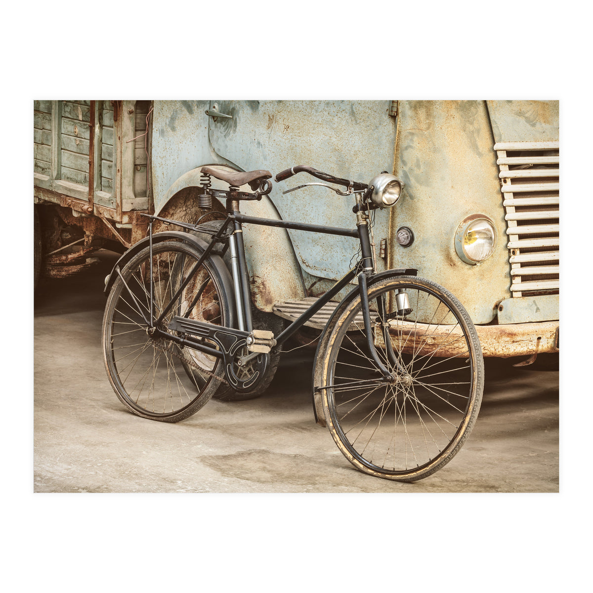 The Bicycle in the old Factory (Print Only)