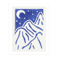 Linocut Starry Night (Print Only)