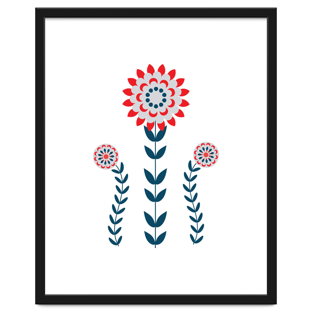 Scandi Folk Flowers