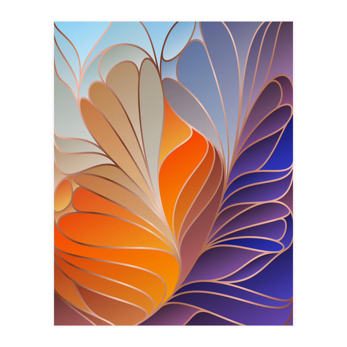 Colorful Art Deco III (Print Only)