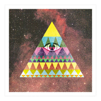 Pyramid In Space (Print Only)
