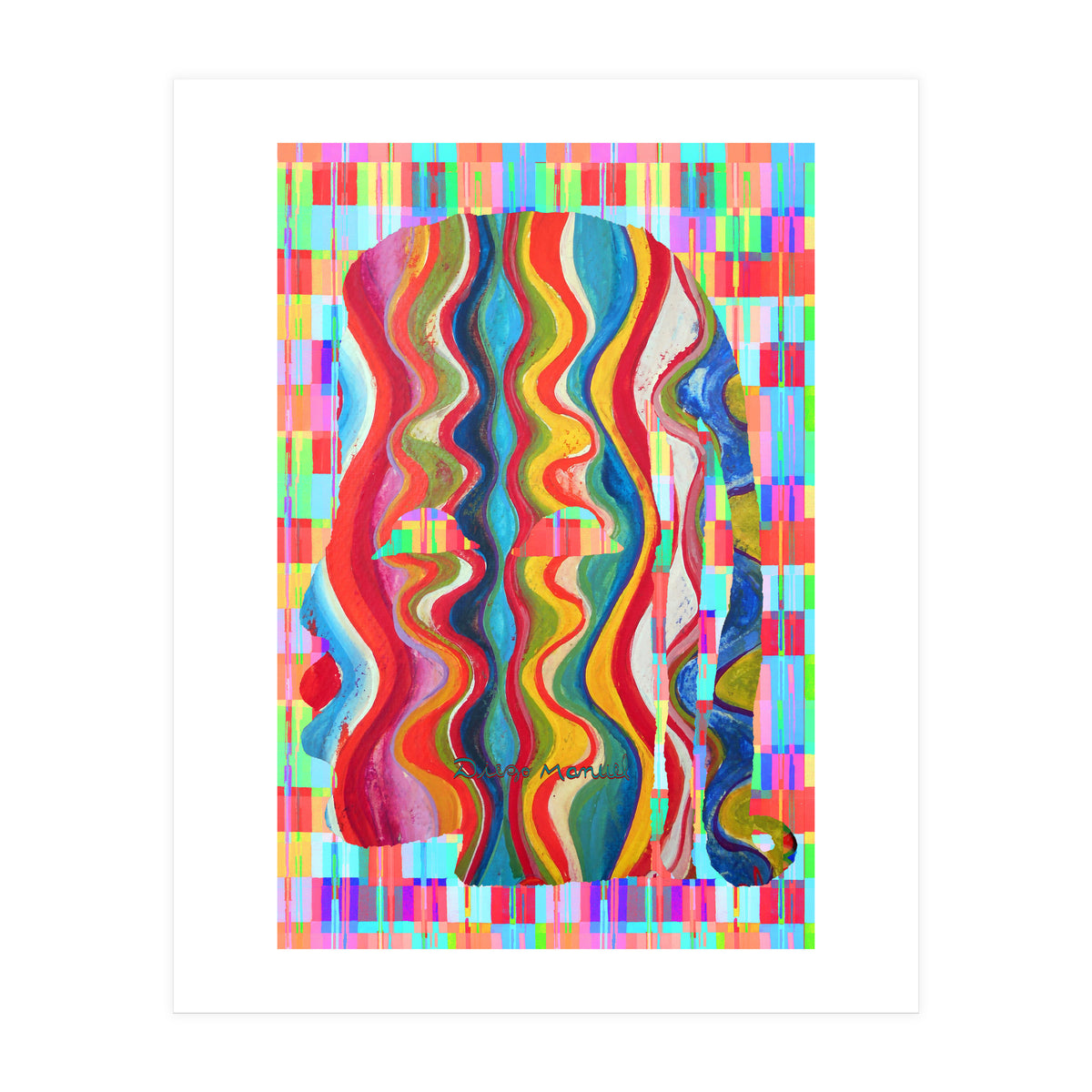 Abstracto Pop Nuevo B Nuevo 9 (Print Only)