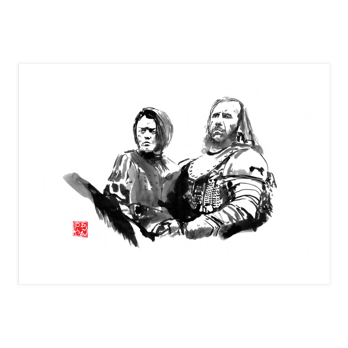 Arya And The Limier (Print Only)