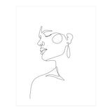 woman side face (Print Only) thumbnail