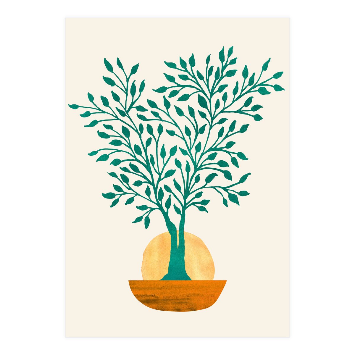Emerald Ficus Sunset (Print Only)