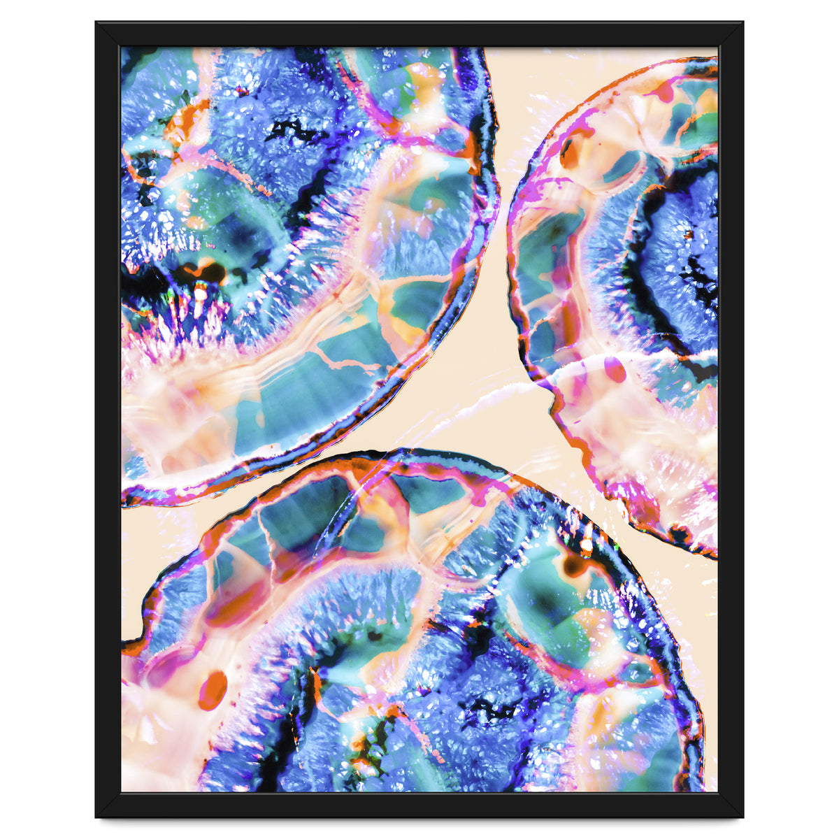 Abstract Agate Painting