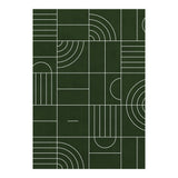My Favorite Geometric Patterns No.24 - Deep Green (Print Only) thumbnail