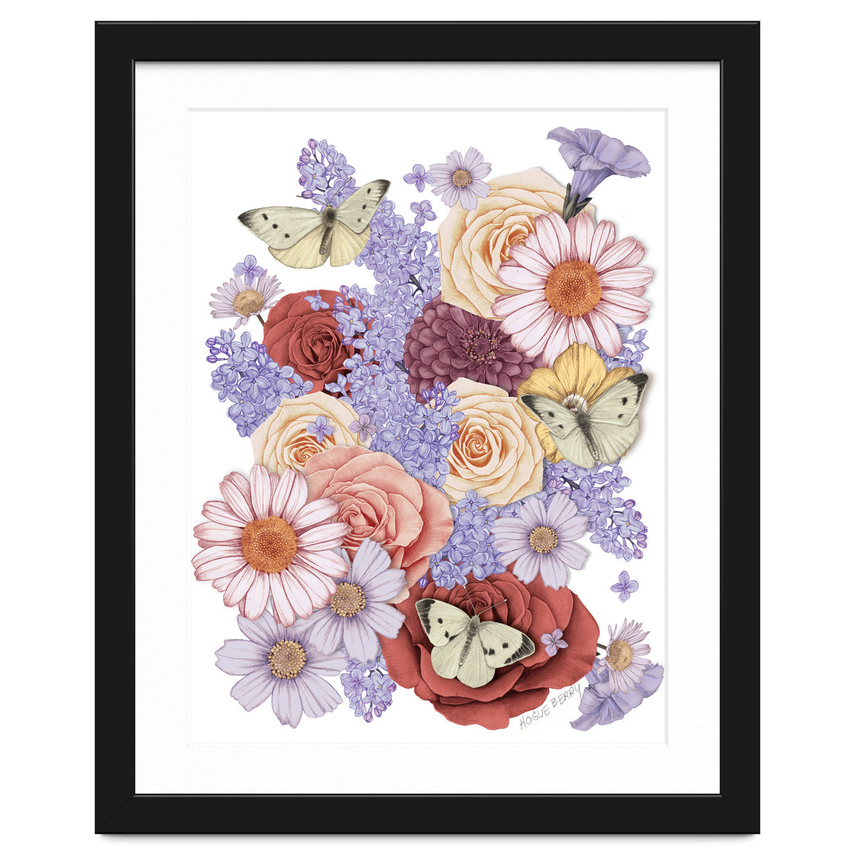 Flowers and Butterflies