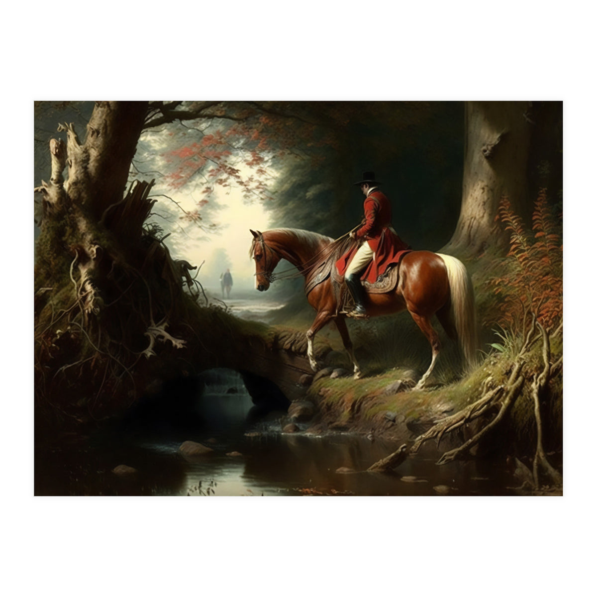 19th Century English Country Scene (Print Only)