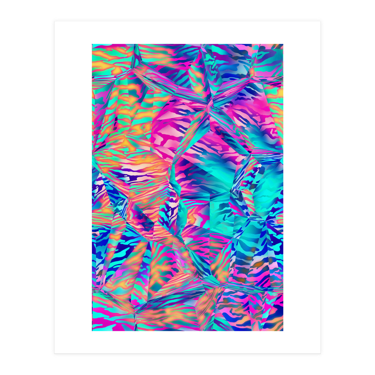 Abstract Colorful Pattern (Print Only)