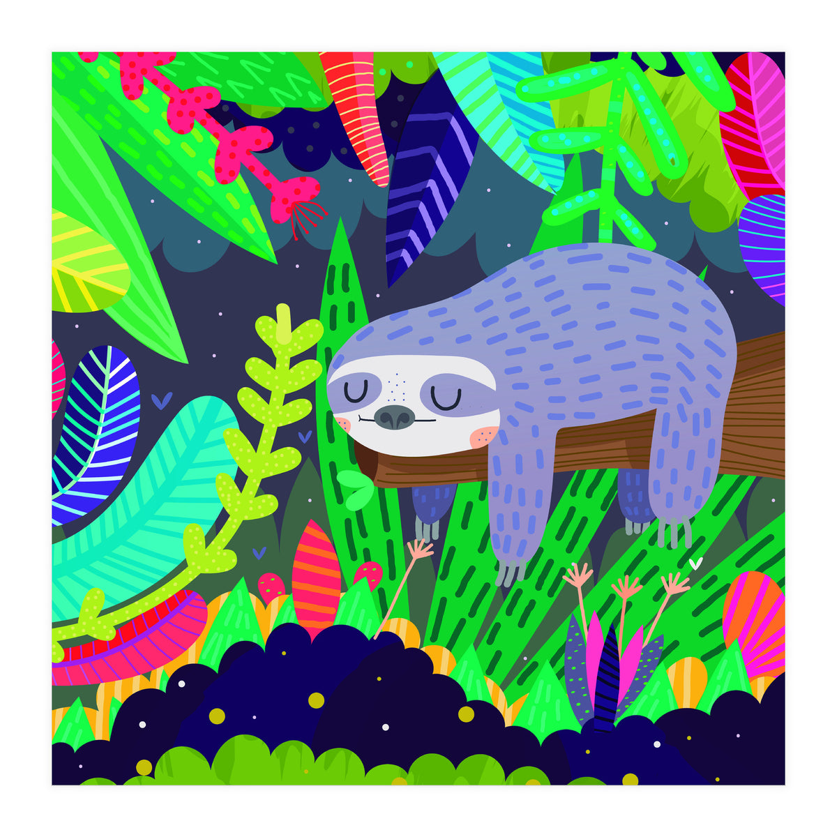 Sloth in nature (Print Only)