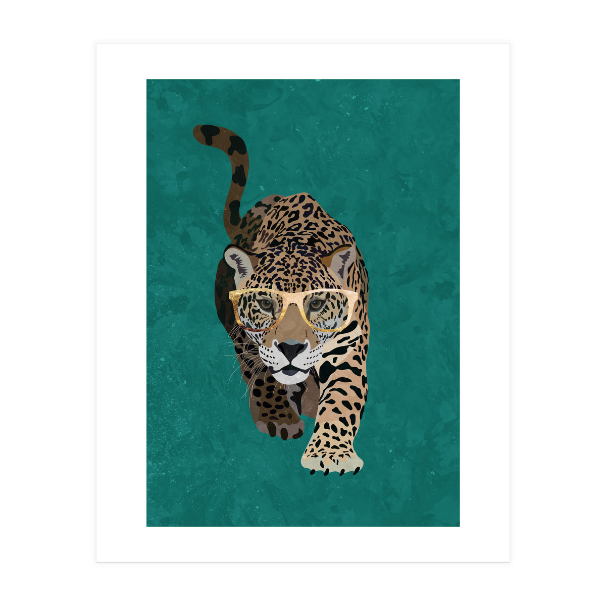 Curious Jaguar Green (Print Only)