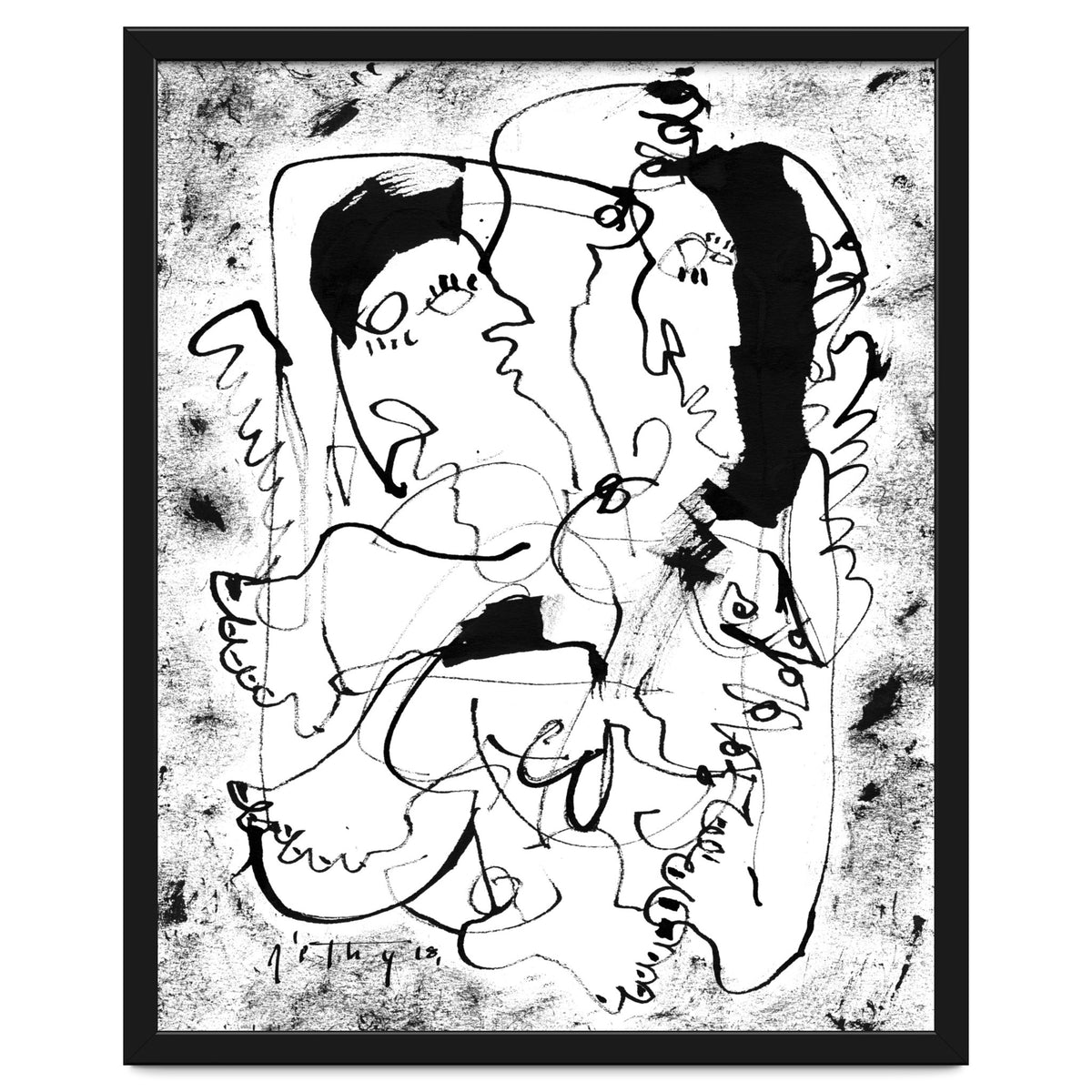 Dancing Forever - b&w