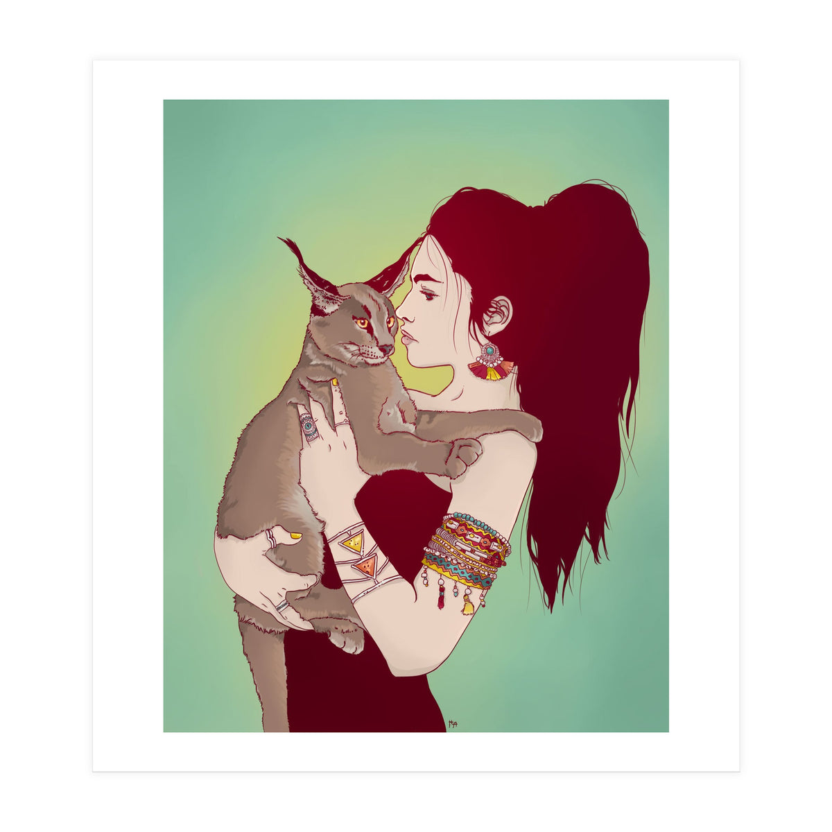 Wild Cat Lady (Print Only)