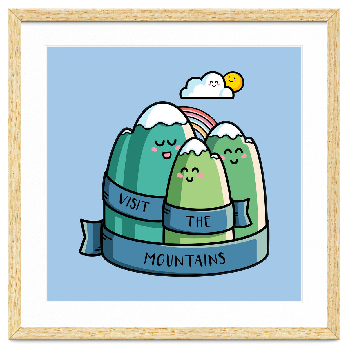 Kawaii Cute Visit the mountains