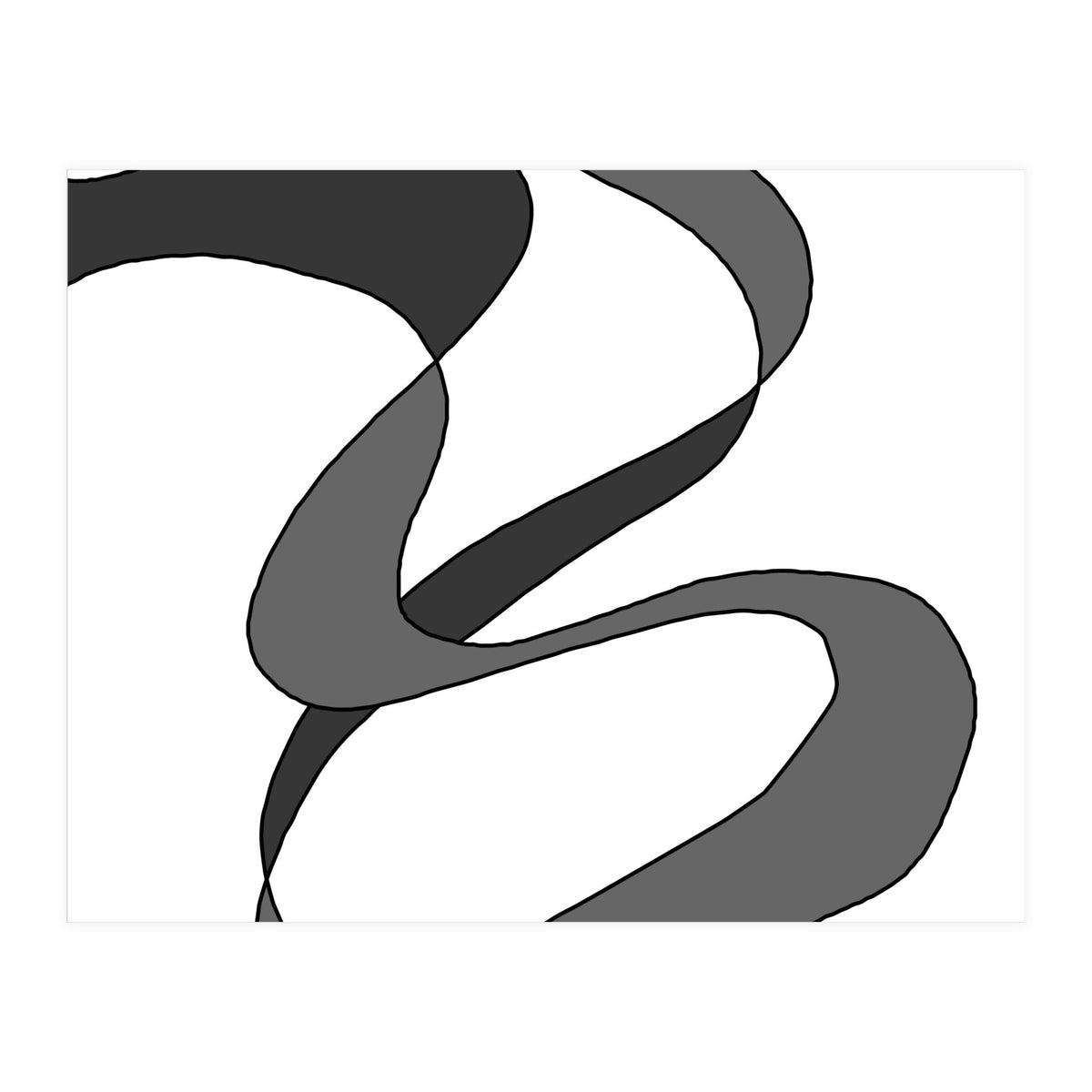 Grey Waves (Print Only)