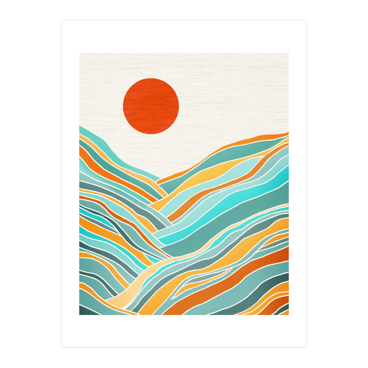 Sunset Landscape (Print Only)