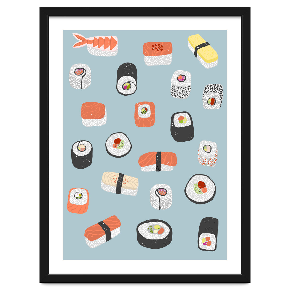 Sushi Roll Maki Nagiri Food Art