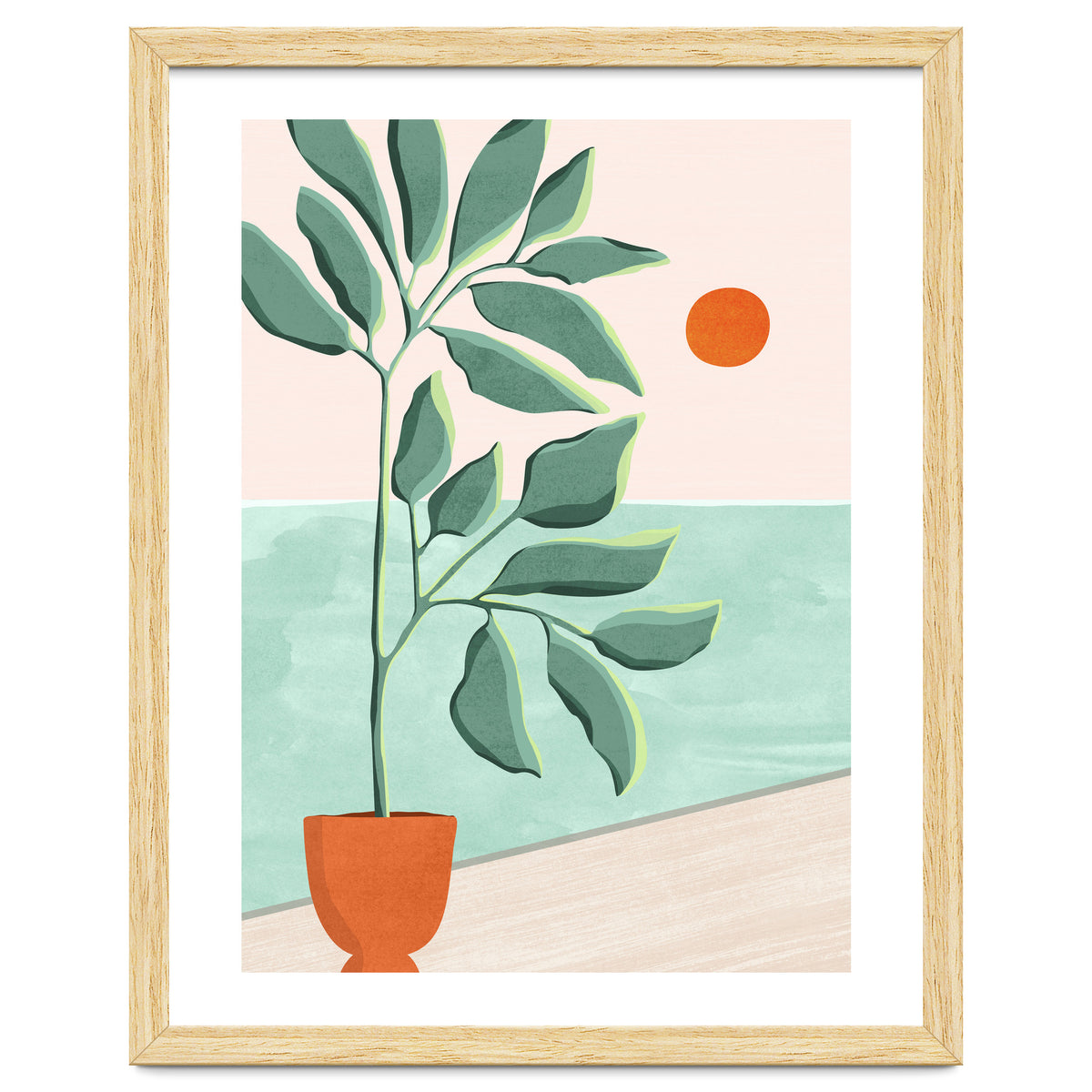 Sunset At The Beach House No.1