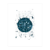 Indigo Blue Botanical Leaves No. 8 (Print Only) thumbnail