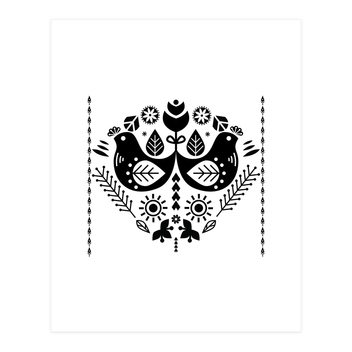 Scandi Folk Pattern (Print Only)