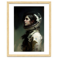 Gothic Astronaut Moody Dark Painting