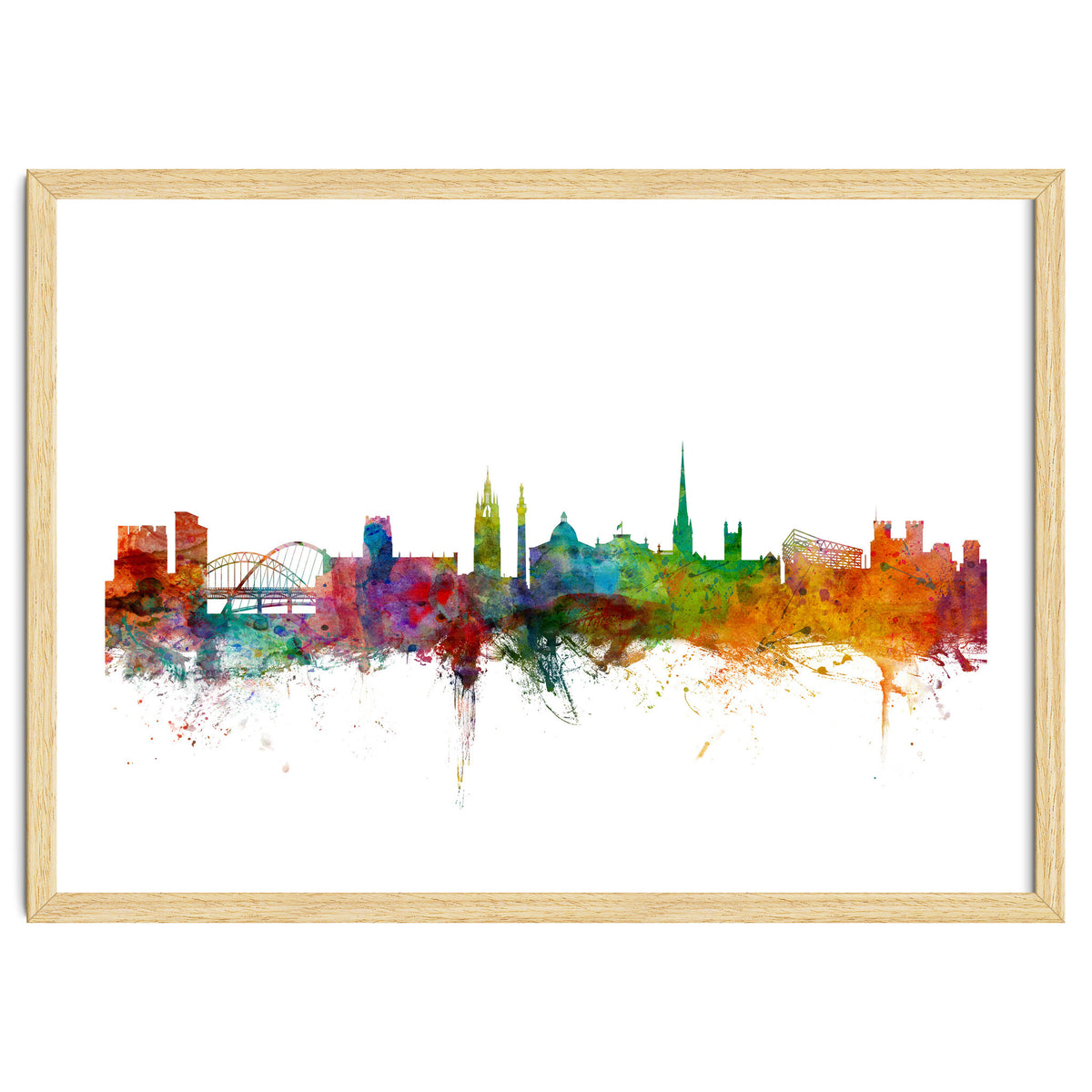 Newcastle England Skyline