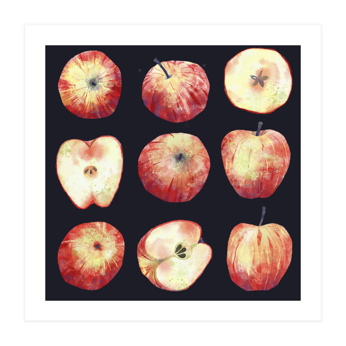 Apples Dark (Print Only)
