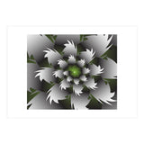 Seamless Green 3D Floral (Print Only) thumbnail
