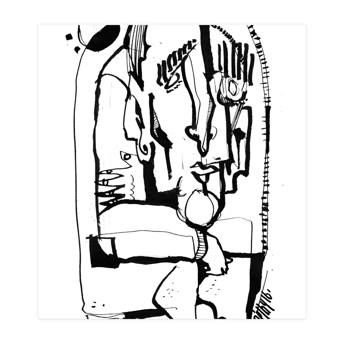 Freezing in Sunlight - b&w (Print Only)