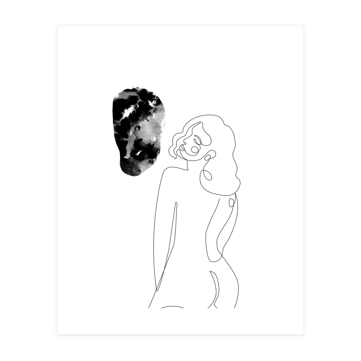 Woman in one line (Print Only)