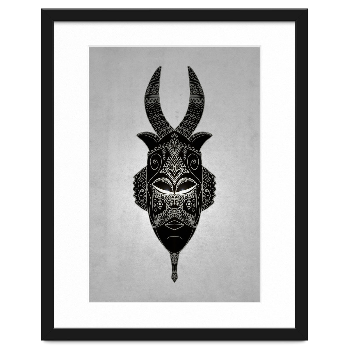Horned Tribal Mask