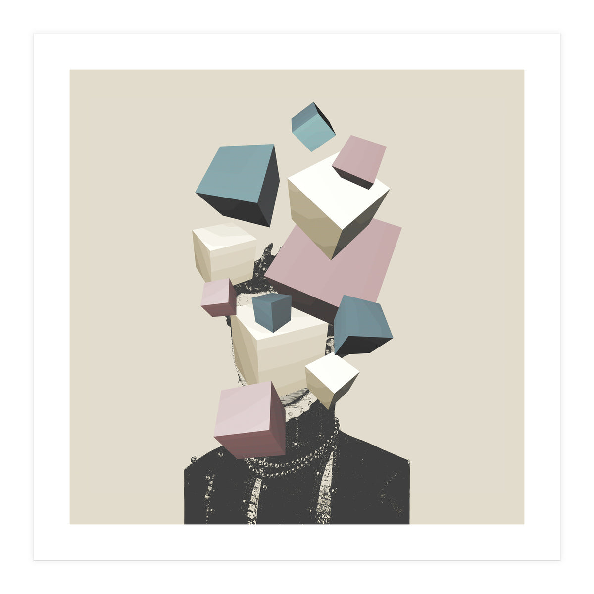 Queen Of Cubes (Print Only)