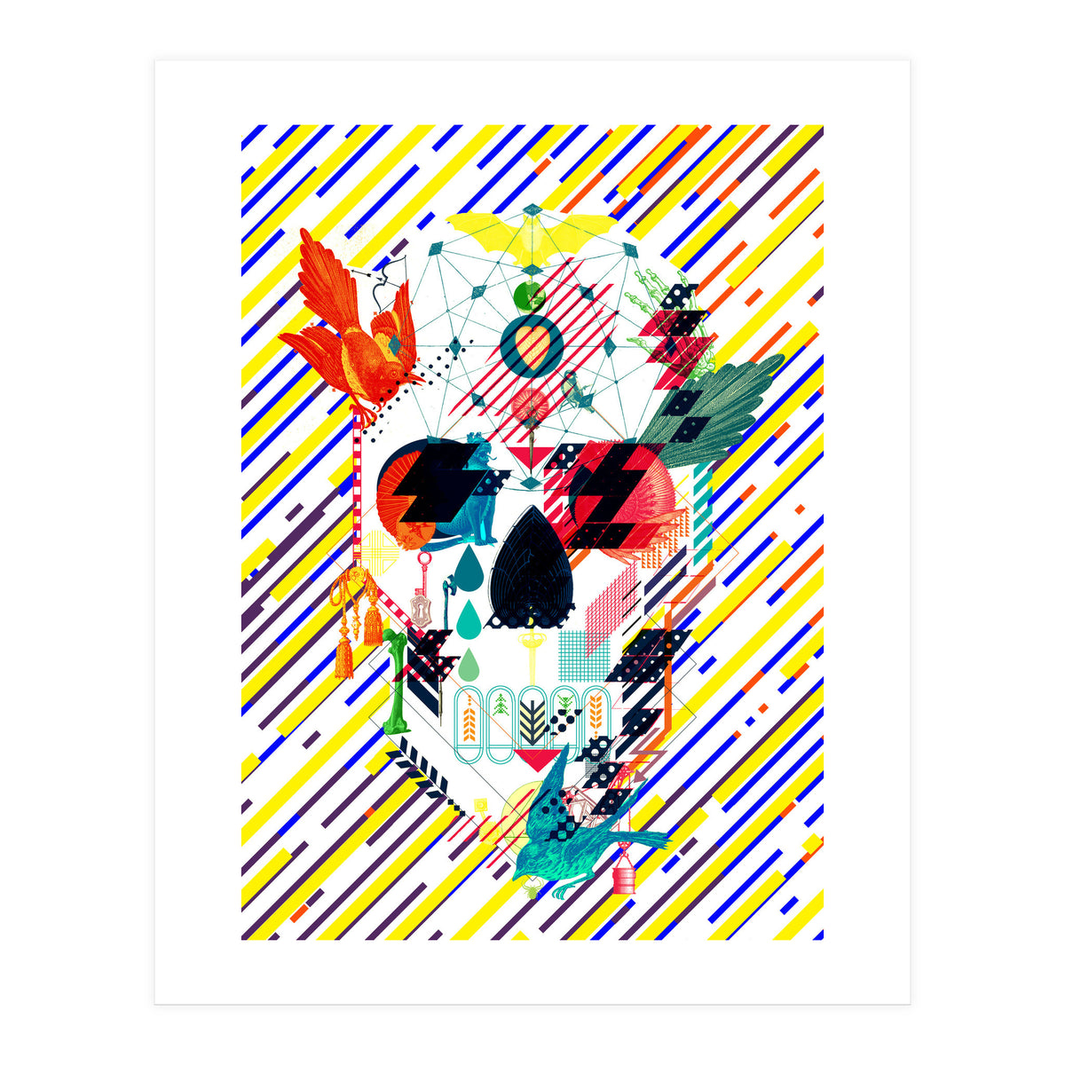 Abstract Skull (Print Only)