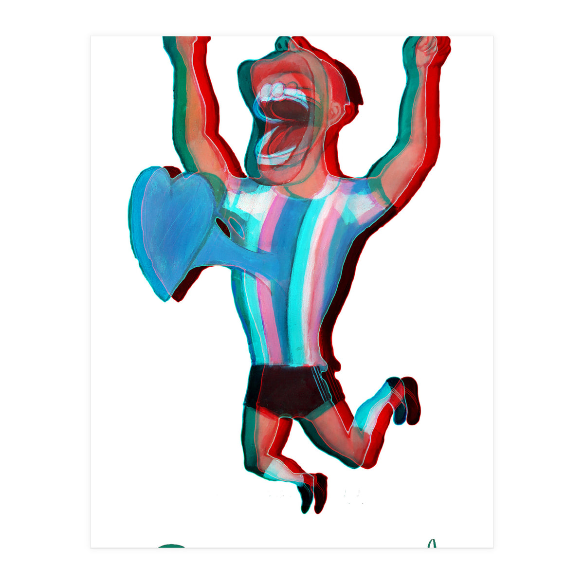 Gol De Argentina 3d B (Print Only)