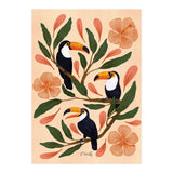 Toucans in the Hibiscus (Print Only) thumbnail
