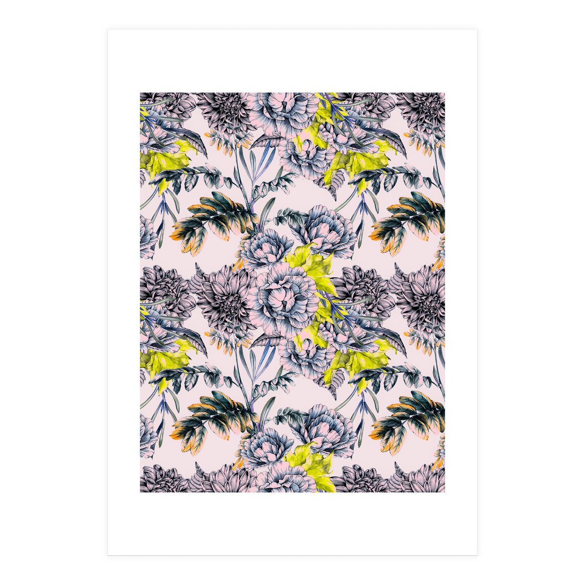 Flowering blooming in pink  (Print Only)